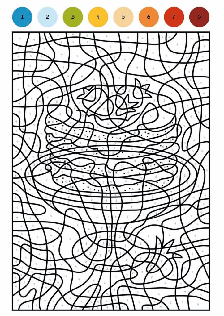Free Paint By Number-PDF File- Easy Download